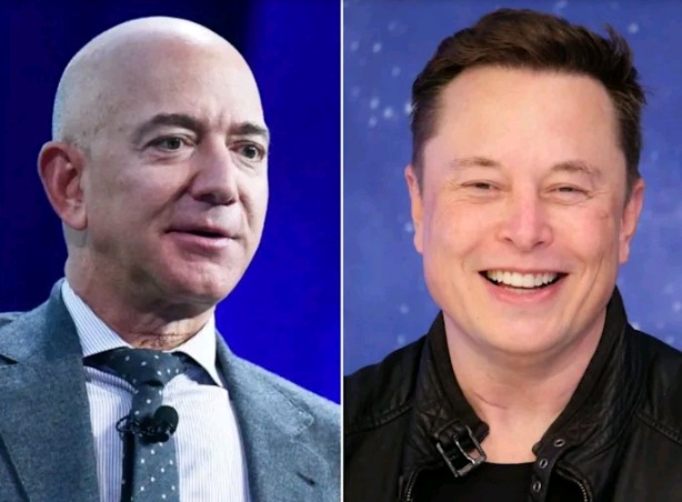 Elon Musk says he’s sending Jeff Bezos a silver medal and a ‘giant statue’ of the number 2 after surpassing him again to become the world’s richest person